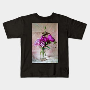 Peonies & Roses Kids T-Shirt